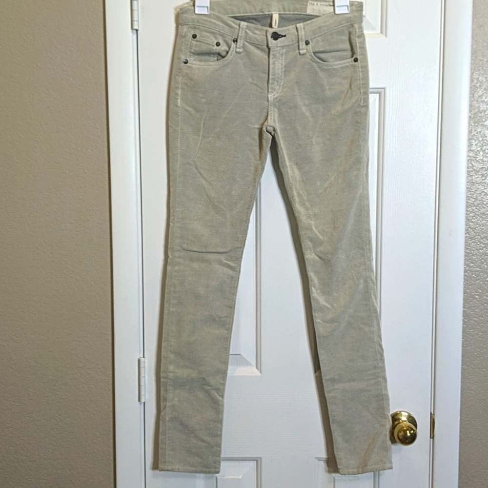 Beige corduroy pants